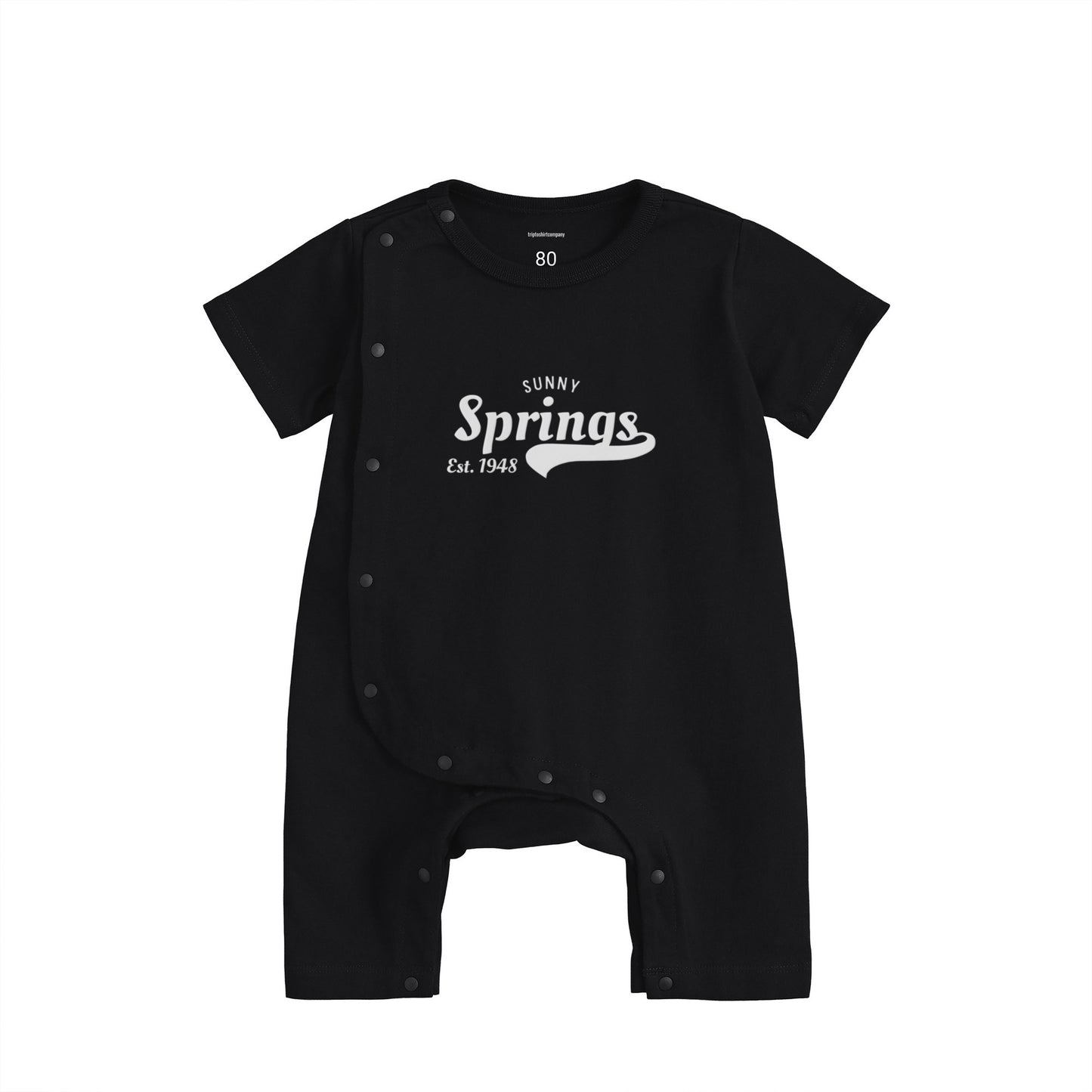 リンクコーデ Springs ベビー カバーオール ブラック