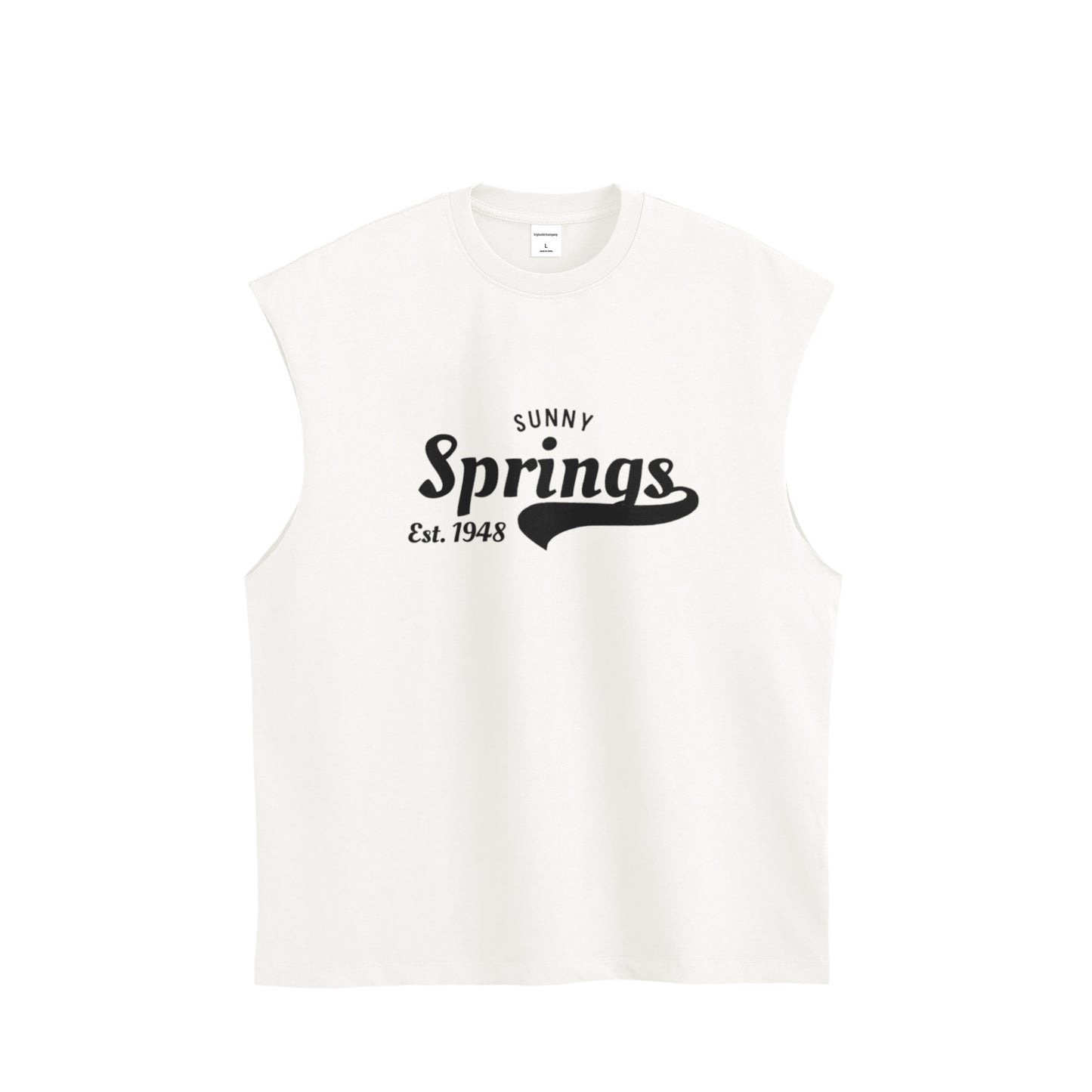 リンクコーデ Springs メンズタンクトップ ホワイト