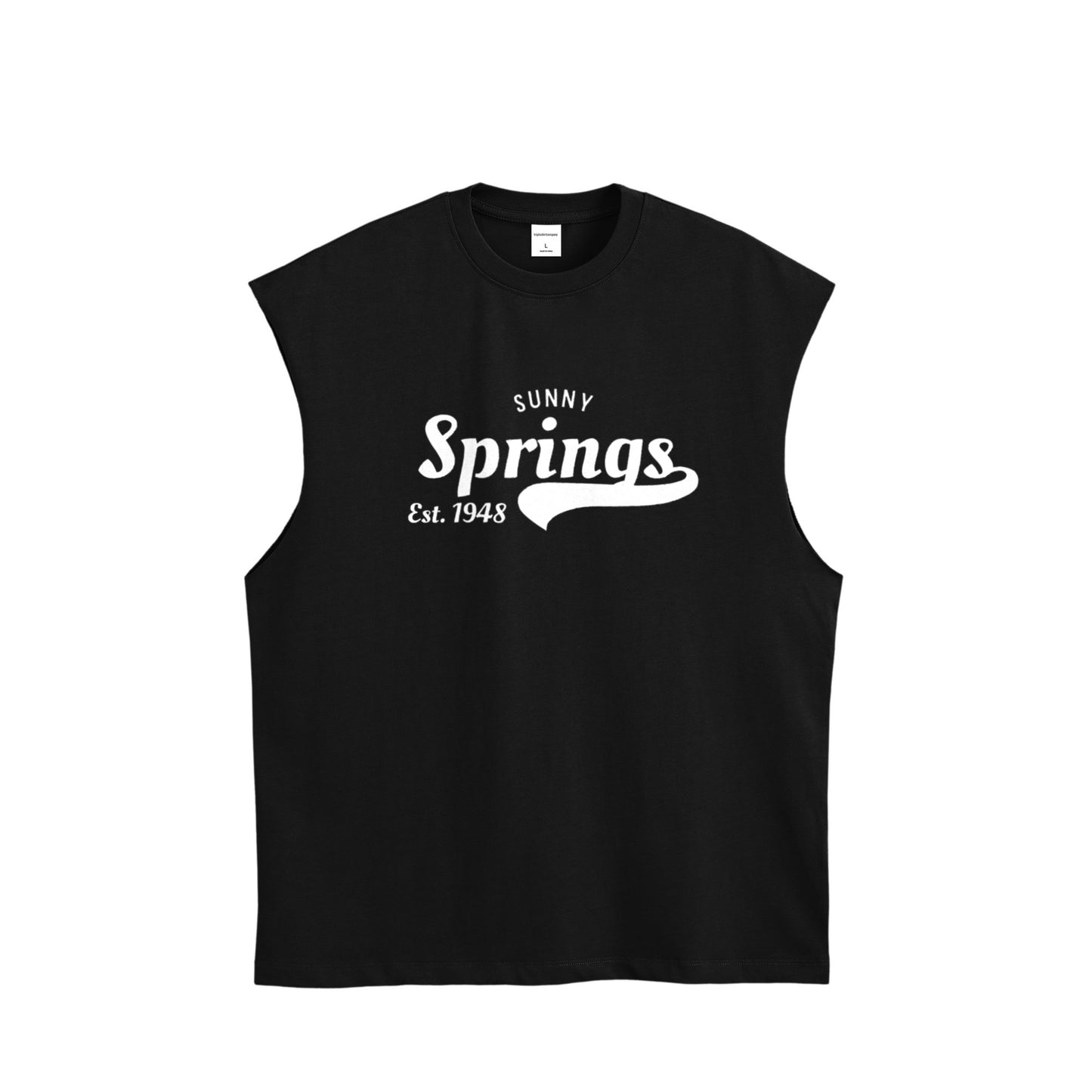 リンクコーデ Springs メンズタンクトップ ブラック