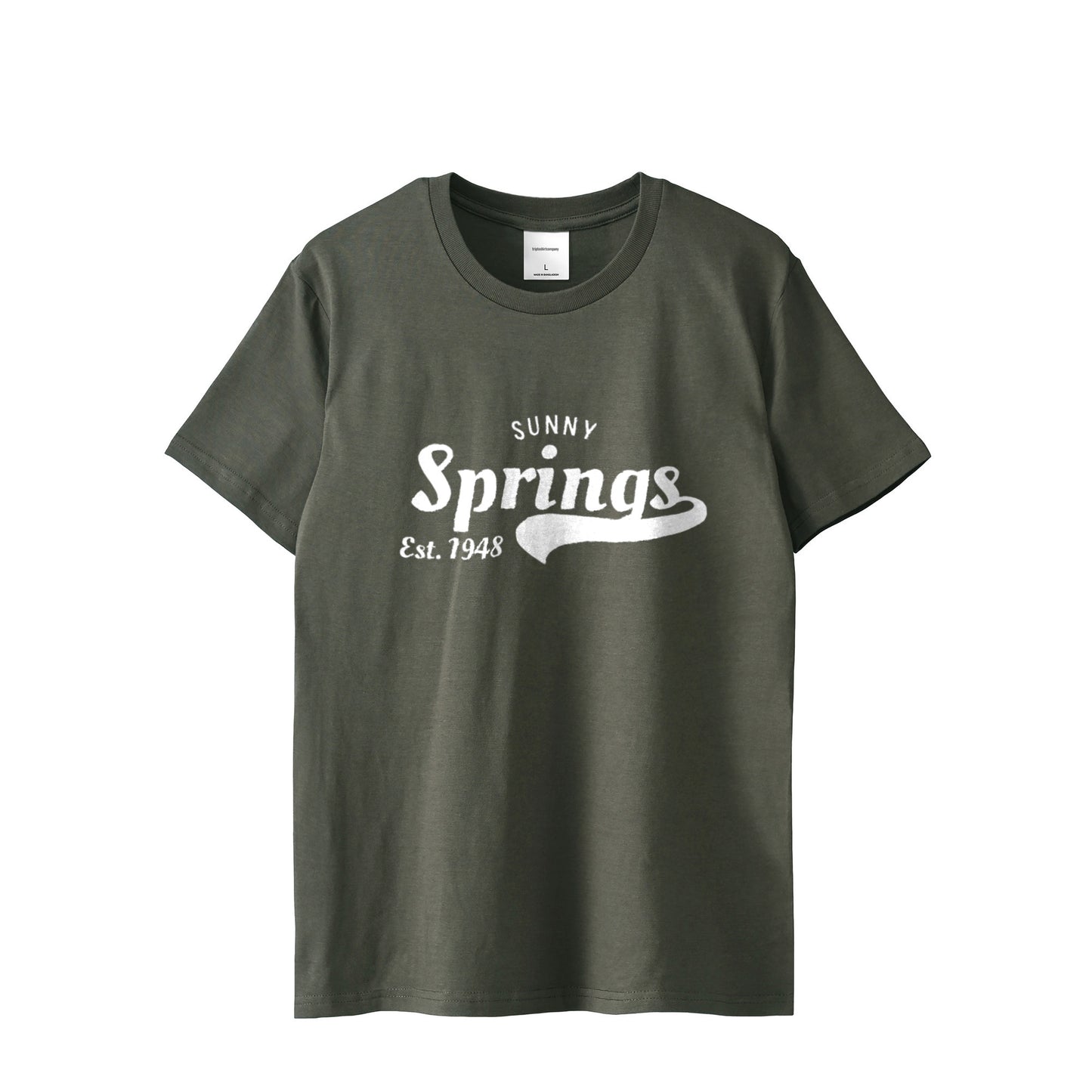 リンクコーデ Springs 大人用Tシャツ チャコール