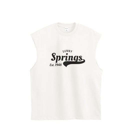 リンクコーデ Springs メンズタンクトップ ホワイト
