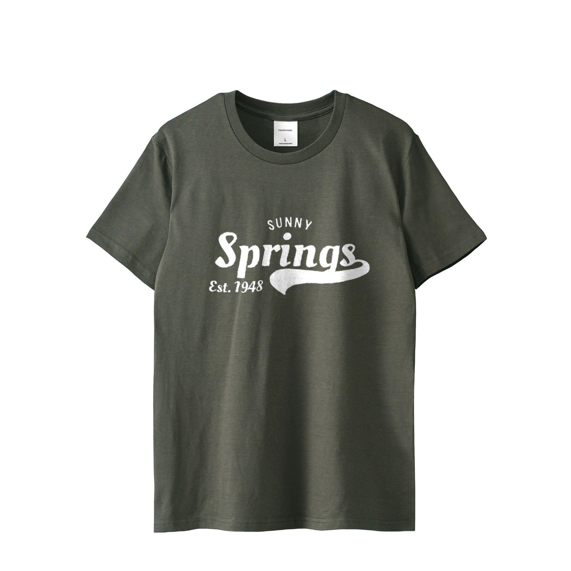 リンクコーデ Springs 大人用Tシャツ チャコール