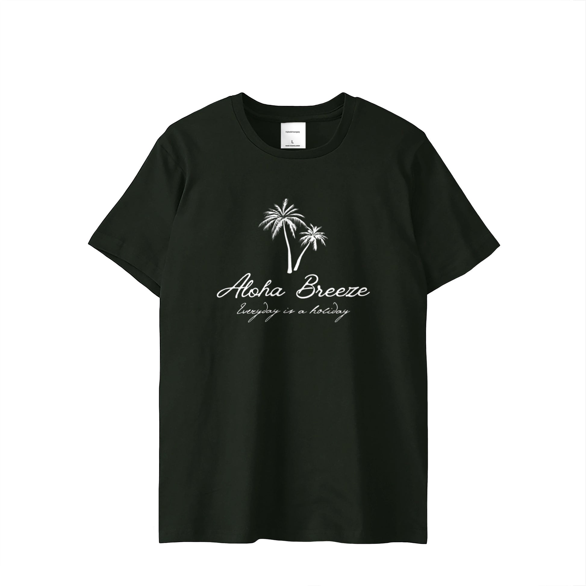 Aloha Breeze 大人用 ビッグロゴ Tシャツ ブラック